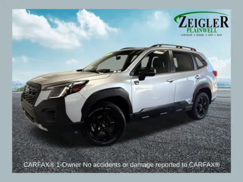 Silver 2024 Subaru Forester Wilderness for sale in Plainwell, MI