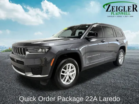 Photos of 2023 Jeep Grand Cherokee L Laredo for sale in Plainwell, MI at Zeigler Chrysler Dodge Jeep Ram of Plainwell