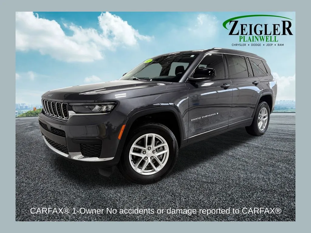 Gray 2023 Jeep Grand Cherokee L Laredo for sale in Plainwell, MI