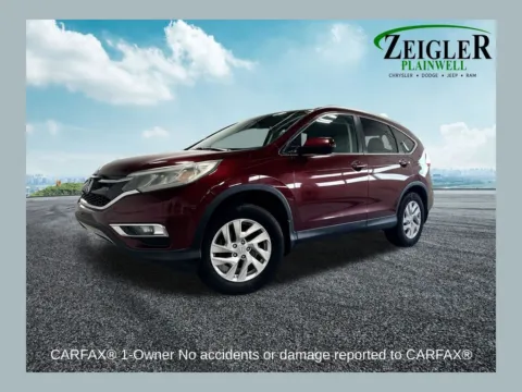 Red 2015 Honda CR-V EX-L for sale in Plainwell, MI