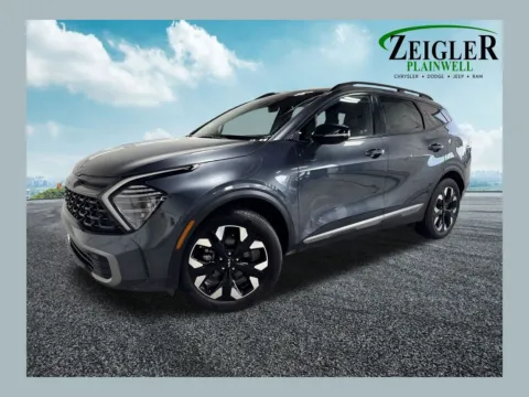 Gray 2024 Kia Sportage X-Line for sale in Plainwell, MI