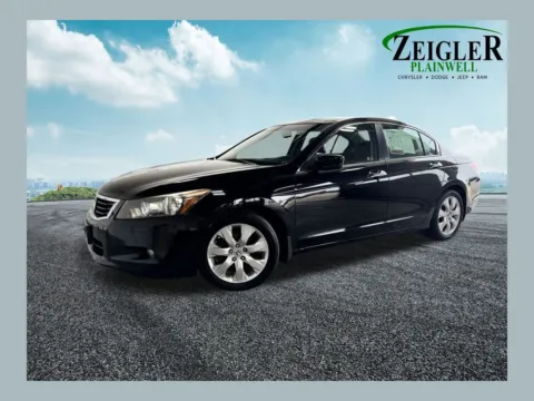 Black 2009 Honda Accord EX-L for sale in Plainwell, MI