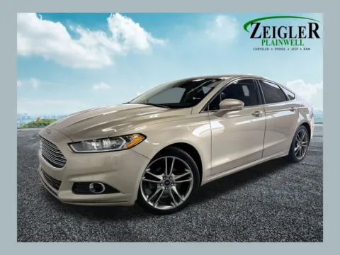 Silver 2015 Ford Fusion Titanium for sale in Plainwell, MI