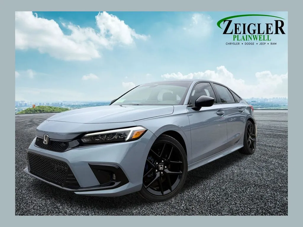 Silver 2023 Honda Civic Sport for sale in Plainwell, MI