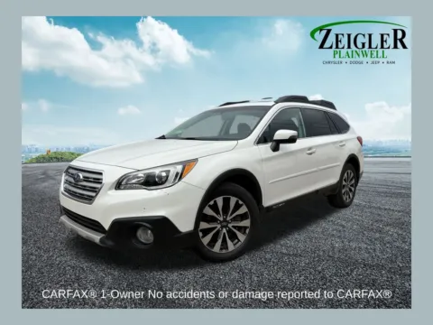 White 2016 Subaru Outback 2.5i for sale in Plainwell, MI