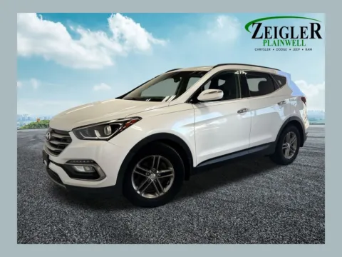 White 2018 Hyundai Santa Fe Sport 2.4 Base for sale in Plainwell, MI