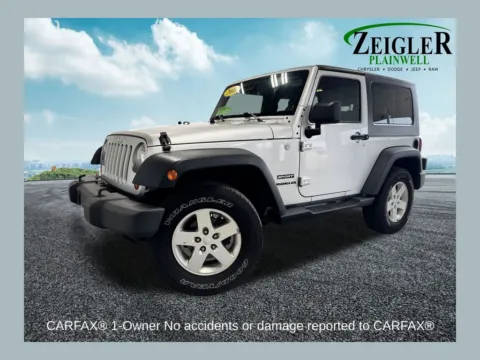 Silver 2010 Jeep Wrangler Sport for sale in Plainwell, MI