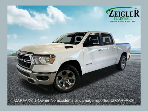 White 2020 Ram 1500 Big Horn/Lone Star for sale in Plainwell, MI