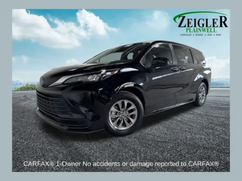 Black 2025 Toyota Sienna LE for sale in Plainwell, MI