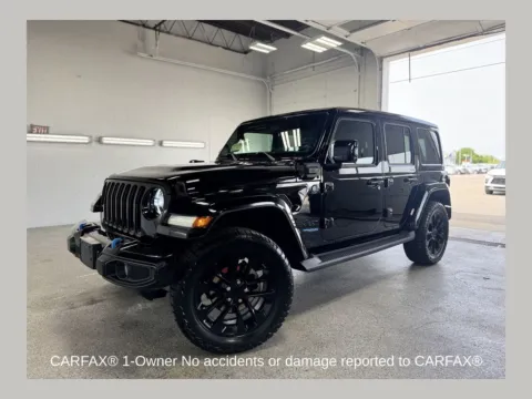 Black 2021 Jeep Wrangler Unlimited Sahara High Altitude 4xe for sale in Plainwell, MI