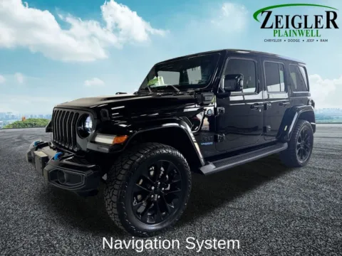 Photos of 2021 Jeep Wrangler Unlimited Sahara High Altitude 4xe for sale in Plainwell, MI at Zeigler Chrysler Dodge Jeep Ram of Plainwell