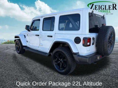Another view of 2022 Jeep Wrangler Unlimited Sahara Altitude for sale in Plainwell, MI at Zeigler Chrysler Dodge Jeep Ram of Plainwell