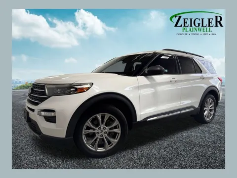 White 2020 Ford Explorer XLT for sale in Plainwell, MI
