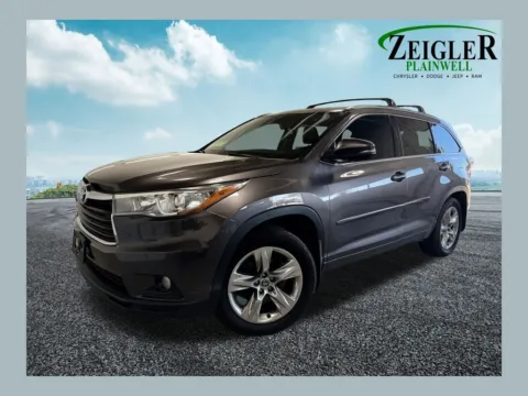 Gray 2016 Toyota Highlander Limited for sale in Plainwell, MI
