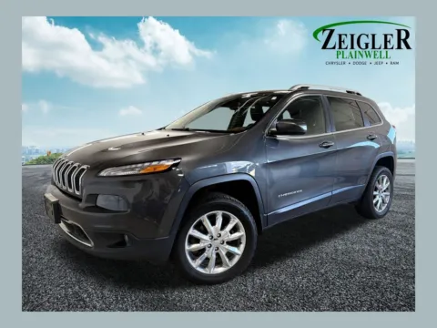 Gray 2015 Jeep Cherokee Limited for sale in Plainwell, MI