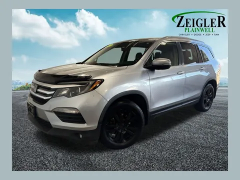 Silver 2017 Honda Pilot EX-L for sale in Plainwell, MI