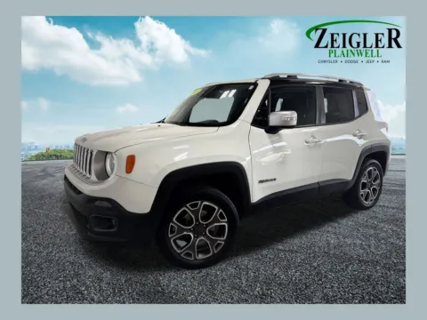 White 2018 Jeep Renegade Limited for sale in Plainwell, MI