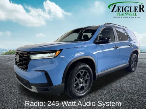 Photos of 2023 Honda Pilot TrailSport for sale in Plainwell, MI at Zeigler Chrysler Dodge Jeep Ram of Plainwell
