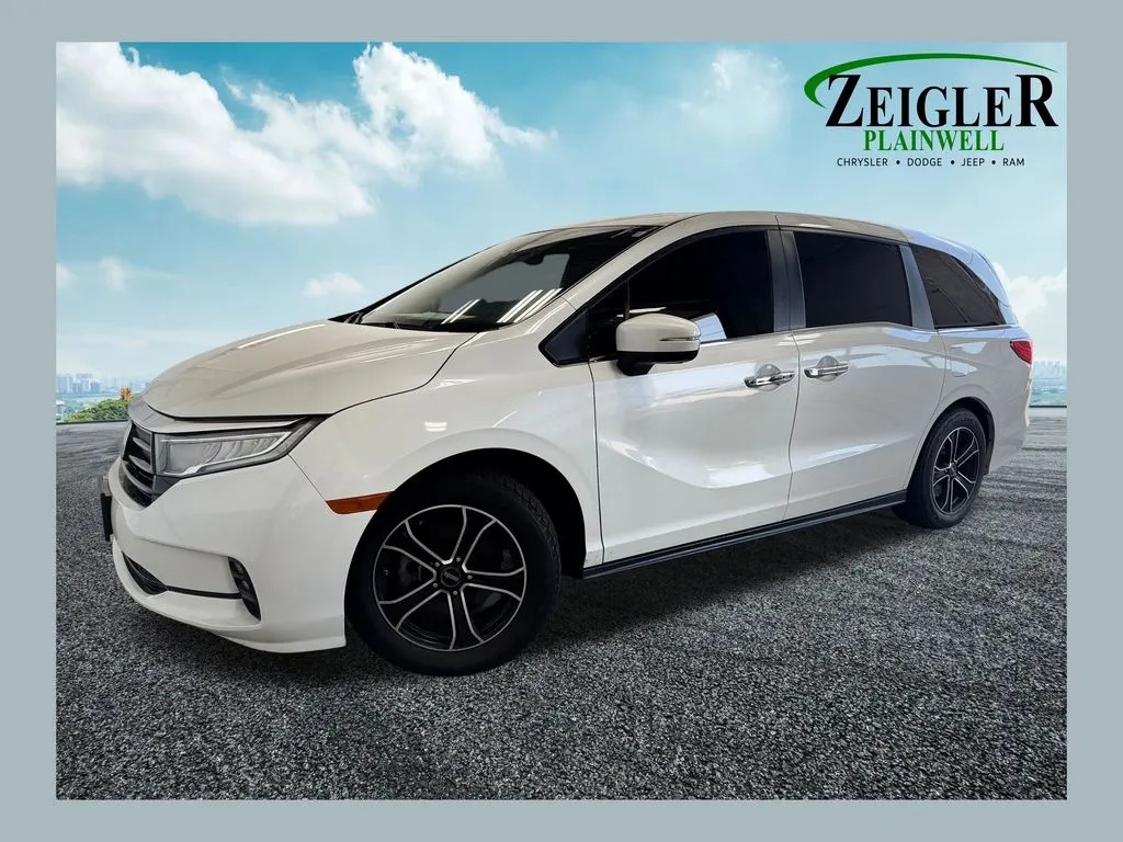 Black 2021 Honda Odyssey EX-L for sale in Plainwell, MI