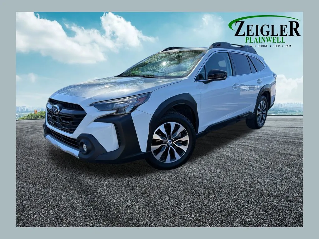 White 2023 Subaru Outback Limited for sale in Plainwell, MI