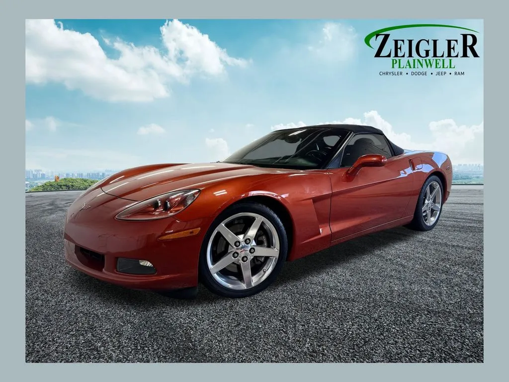 Orange 2005 Chevrolet Corvette for sale in Plainwell, MI