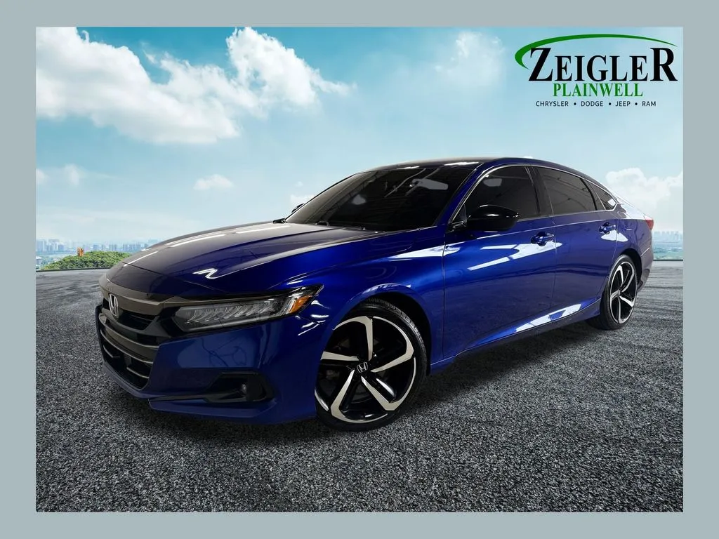 Blue 2022 Honda Accord Sport Special Edition for sale in Plainwell, MI