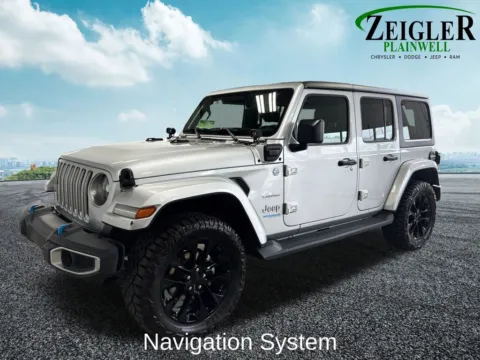 Photos of 2022 Jeep Wrangler Unlimited Sahara 4xe for sale in Plainwell, MI at Zeigler Chrysler Dodge Jeep Ram of Plainwell
