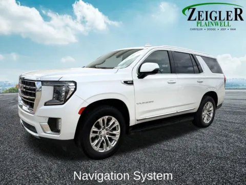 Photos of 2022 GMC Yukon SLT for sale in Plainwell, MI at Zeigler Chrysler Dodge Jeep Ram of Plainwell