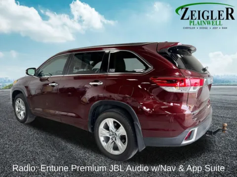 Another view of 2018 Toyota Highlander Limited for sale in Plainwell, MI at Zeigler Chrysler Dodge Jeep Ram of Plainwell