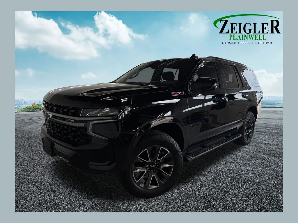 Black 2021 Chevrolet Tahoe Z71 for sale in Plainwell, MI