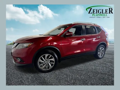 Red 2015 Nissan Rogue SL for sale in Plainwell, MI