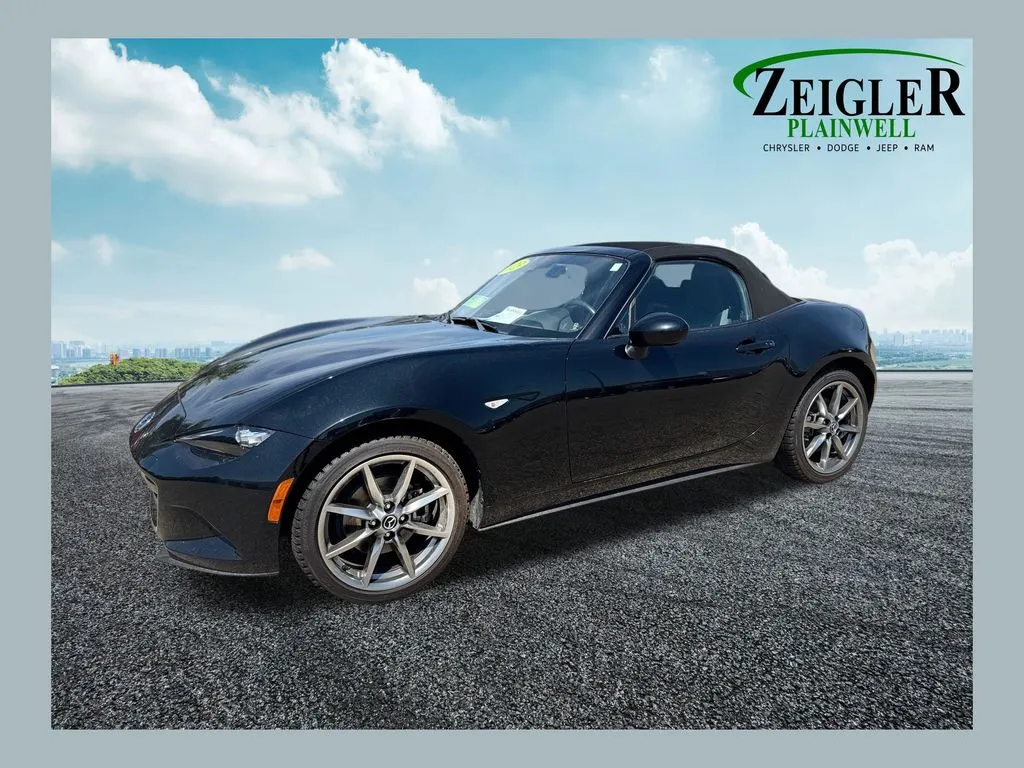 Black 2023 Mazda MX-5 Miata Grand Touring for sale in Plainwell, MI