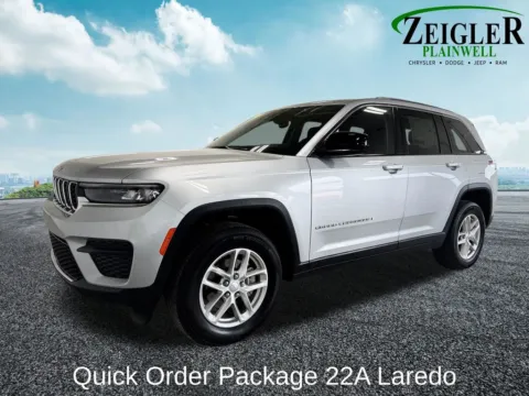 Photos of 2023 Jeep Grand Cherokee Laredo for sale in Plainwell, MI at Zeigler Chrysler Dodge Jeep Ram of Plainwell