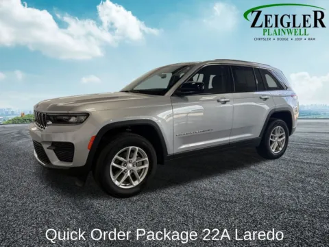 Photos of 2023 Jeep Grand Cherokee Laredo for sale in Plainwell, MI at Zeigler Chrysler Dodge Jeep Ram of Plainwell