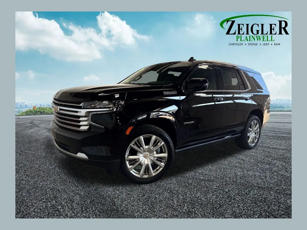 Black 2021 Chevrolet Tahoe High Country for sale in Plainwell, MI