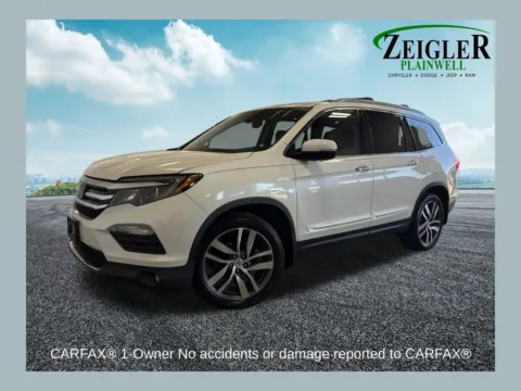 White 2016 Honda Pilot Elite for sale in Plainwell, MI