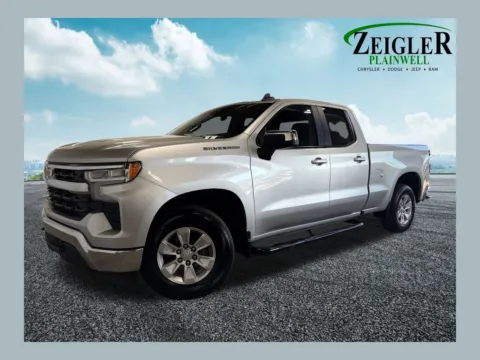Silver 2022 Chevrolet Silverado 1500 LT for sale in Plainwell, MI