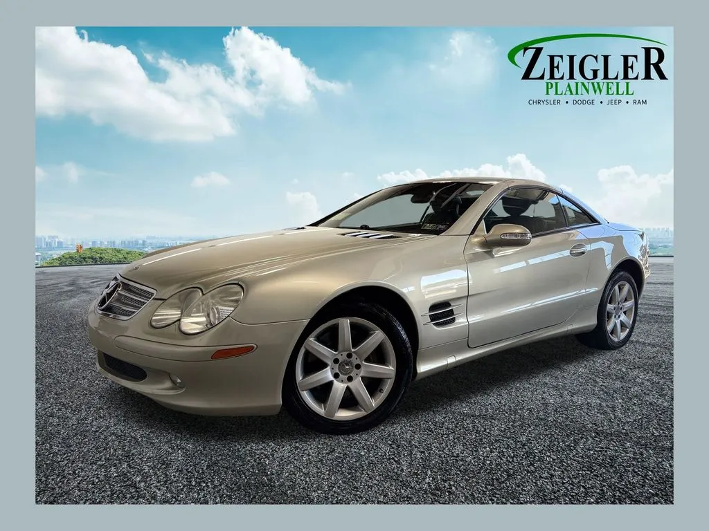 Silver 2003 Mercedes-Benz SL-Class SL 500 for sale in Plainwell, MI