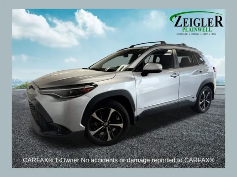 Silver 2023 Toyota Corolla Cross Hybrid XSE for sale in Plainwell, MI