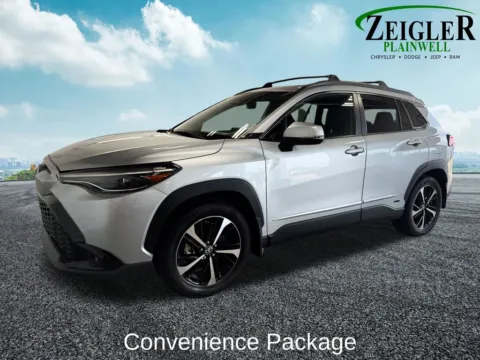 Photos of 2023 Toyota Corolla Cross Hybrid XSE for sale in Plainwell, MI at Zeigler Chrysler Dodge Jeep Ram of Plainwell