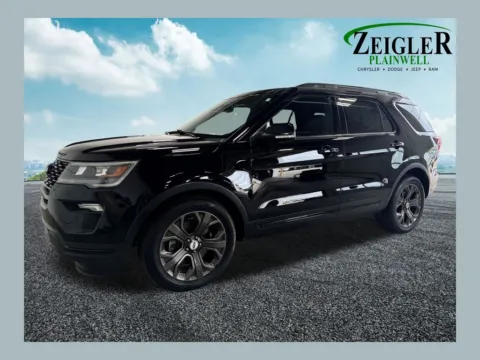Black 2018 Ford Explorer Sport for sale in Plainwell, MI