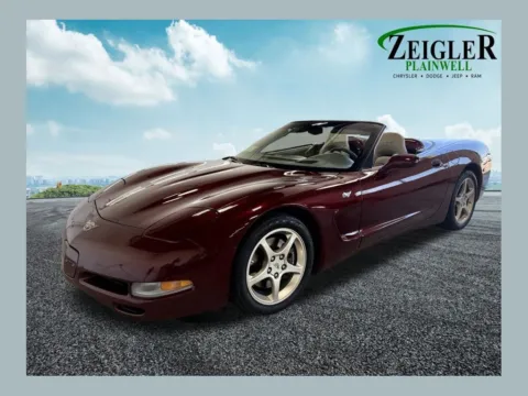 Red 2003 Chevrolet Corvette for sale in Plainwell, MI