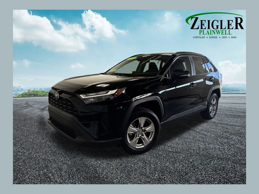 Black 2022 Toyota RAV4 XLE for sale in Plainwell, MI