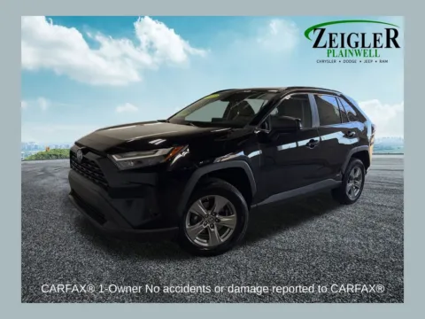 Black 2023 Toyota RAV4 Hybrid LE for sale in Plainwell, MI