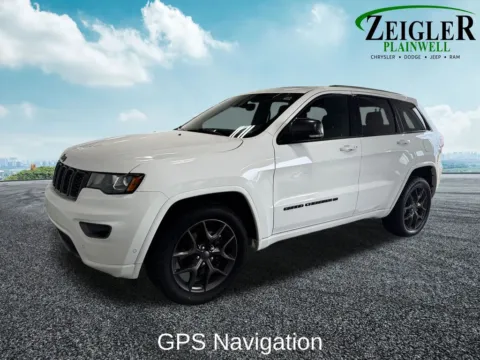 Photos of 2021 Jeep Grand Cherokee 80th Anniversary Edition for sale in Plainwell, MI at Zeigler Chrysler Dodge Jeep Ram of Plainwell