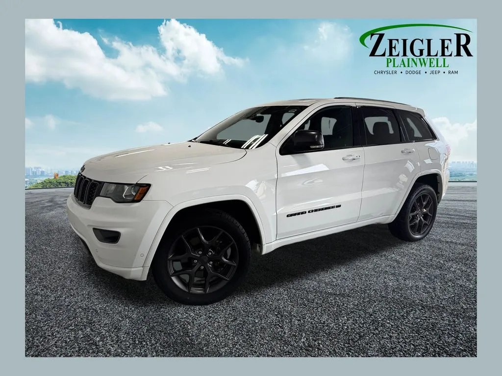 White 2021 Jeep Grand Cherokee Limited for sale in Plainwell, MI