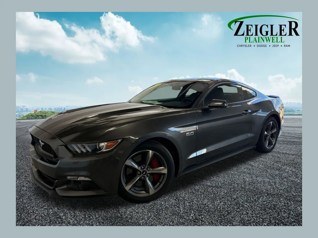 Gray 2017 Ford Mustang GT Premium for sale in Plainwell, MI