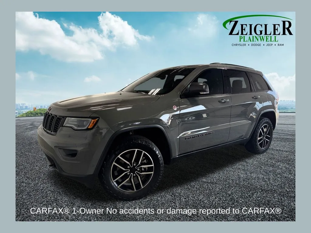 Gray 2020 Jeep Grand Cherokee Trailhawk for sale in Plainwell, MI