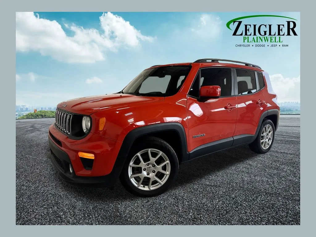 Orange 2019 Jeep Renegade Latitude for sale in Plainwell, MI