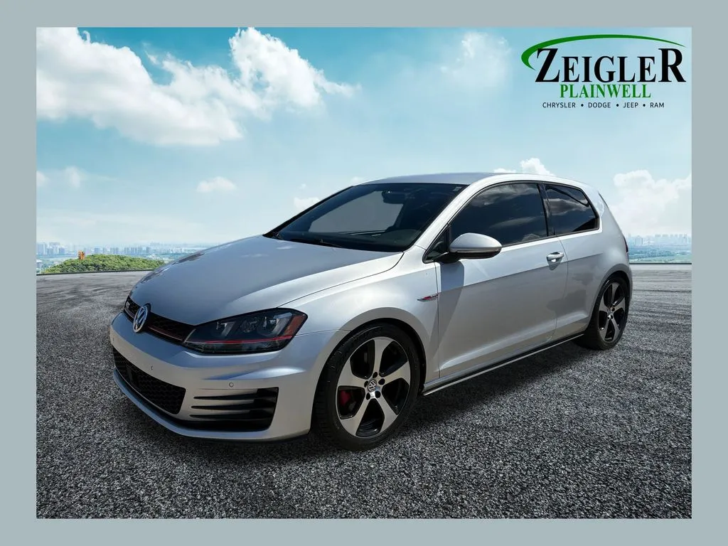 Silver 2015 Volkswagen Golf GTI 2.0T S for sale in Plainwell, MI